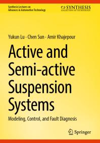 e book Active and Semi-Active Suspension Systems : Modeling, Control, and Fault Diagnosis