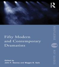 cover of Fifty Modern and Contemporary Dramatists