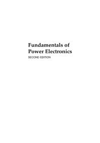 Fundamentals of Power Electronics - ProQuest