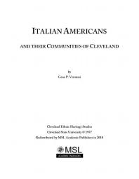 Italian Americans and their communities of Cleveland Cover Image