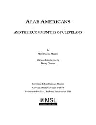 Arab Americans and their communities of Cleveland Cover Image