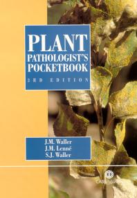 Cover: Plant Pathologist's Pocketbook