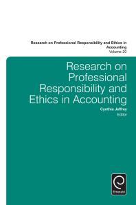 Cover art of Research on Professional Responsibility and Ethics in Accounting by Cynthia Jeffrey
