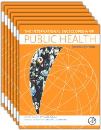 Cover art of International Encyclopedia of Public Health by Stella R. Quah and William C. Cockerham