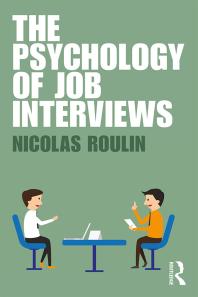 Cover art of The Psychology of Job Interviews by Nicolas Roulin