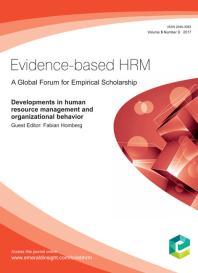 Developments in human resource management and organizational behavior