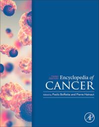 Cover art of Encyclopedia of Cancer by Paolo Boffetta and Pierre Hainaut