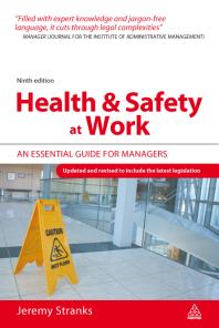 Cover image for Health and Safety at Work : An Essential Guide for Managers