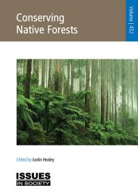 Cover art of Conserving Native Forests by Justin Healey