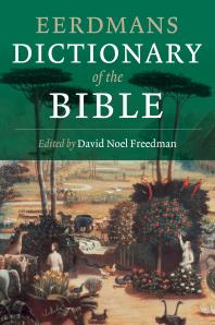 Bookcover Eermans Dictionary of the bible