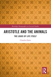  Aristotle and the animals : the logos of life itself