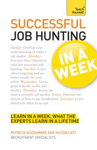 Cover image for Successful Job Hunting in a Week : Teach Yourself